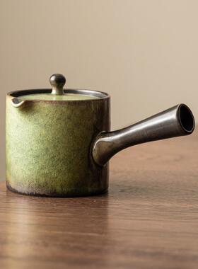 窑复古陶侧把变壶瓷茶泡壶茶水分离中式功夫茶具家用会客防烫23js