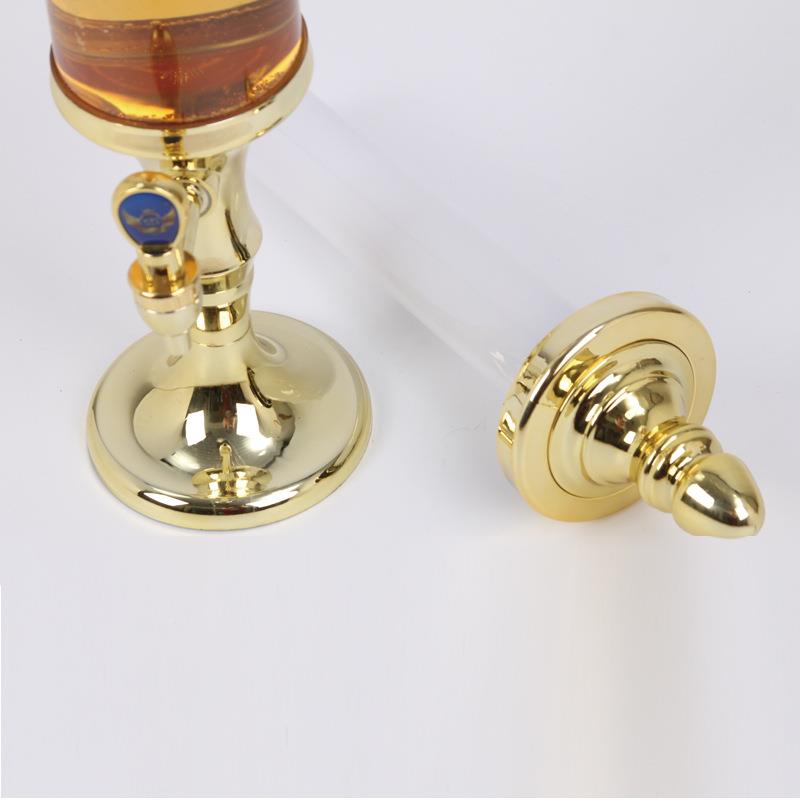 炮o酒吧用KTV用扎欧式酒啤桶印olg3L2L1.5L带灯光啤酒桶饮料桶