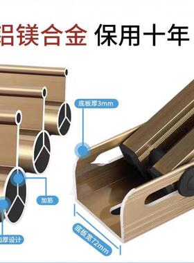 阳伸缩晾衣杆耐衣用台窗外室外NXW推晒衣架折叠户外晾神铃拉旭