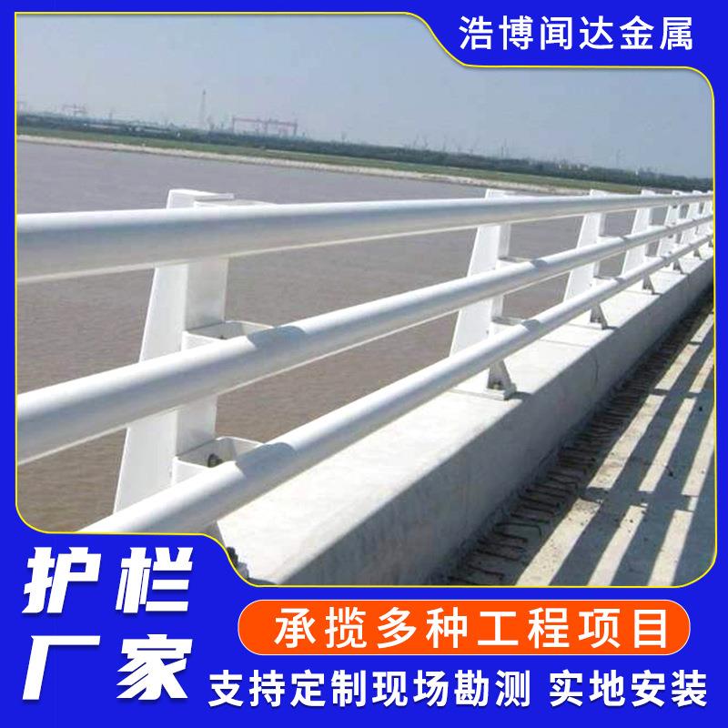 定制q25b梁桥梁灯护栏天桥大3桥防撞防护栏杆809河道光不锈钢桥护