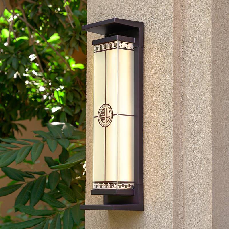 太阳能防户外壁灯室外水庭院阳墙壁灯别墅花园台门号口接大电围墙