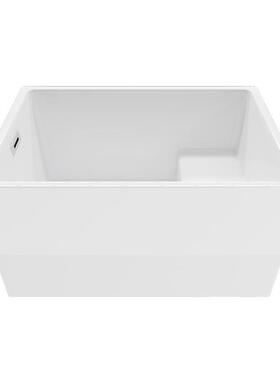 带座位勤人气形款式家用方亚克力独立小浴缸探新品513QT-075A