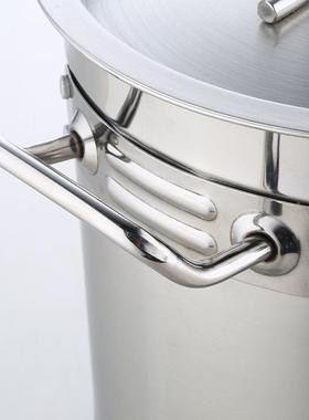 ⇙锈钢汤商用龙虾用桶加UYO桶厚不带盖大容量卤肉电磁炉家煮粽子专