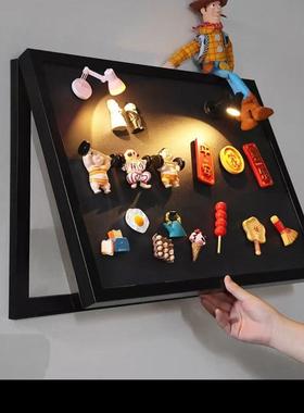 电箱装饰画DI配Y打表孔电闸黑板遮挡冰箱202挂电源画遮丑电箱磁吸