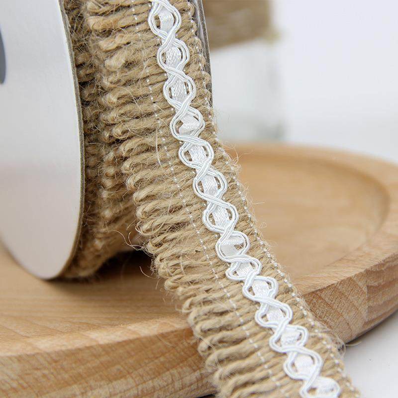 2.5CMI服装辅料品织带礼包圣诞装编JAO织麻绳手工DY工艺装饰50M