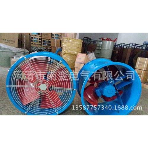 低噪音SFG4-4380V0.55KW圆筒轴流风机管道式散热风扇通风机金属