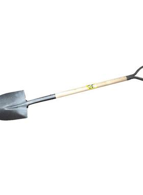 波斯工具木柄锰钢铲头尖头大钢铲49寸1230mmBS561349
