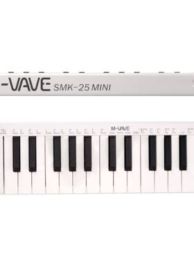 midi键盘控制器25键便携智能键盘乐器无线迷你midikeyboard