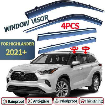 适用丰田汉兰达车窗晴雨挡ToyotaHIGHLANDER2022Windowvisors