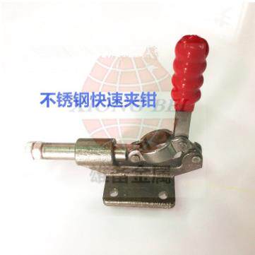 304不锈钢快速夹具305C锁夹推拉式夹钳固定夹304C快速夹