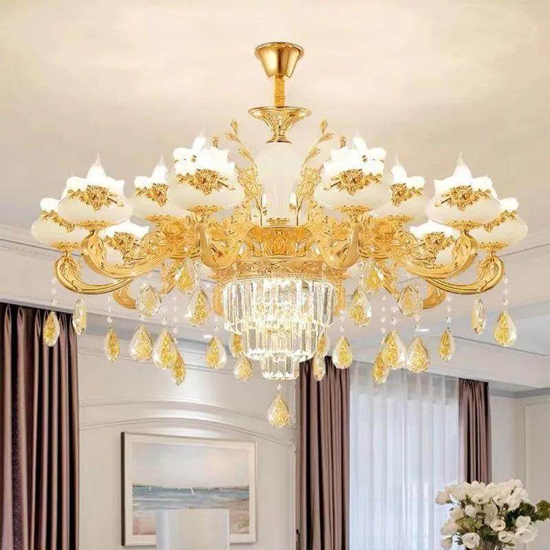 客厅吊灯欧式水晶灯奢华大气别墅复式楼现代简约卧室餐厅灯具套餐,纺织面料/辅料/配套,纺织机械配件,淘宝优惠券,粉丝福利购,淘宝优惠卷