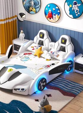 NRFQ092#儿童床男孩汽车床儿童实木床男童女童单人床卡通男生儿童