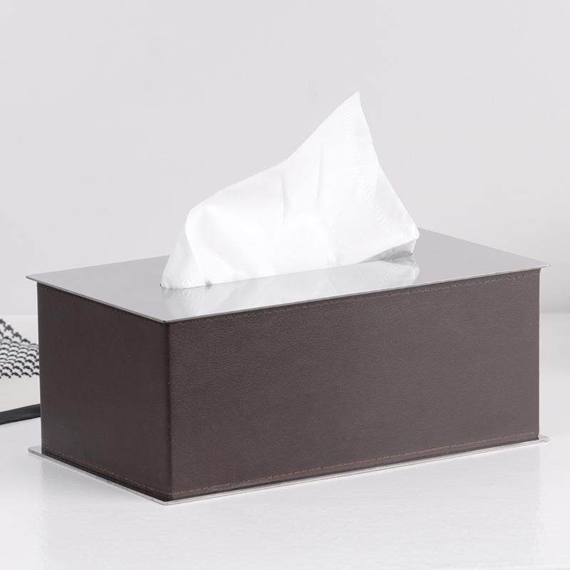 皮革纸巾盒创意金属抽纸盒餐巾纸盒客厅酒店民宿高级软装饰品摆件,收纳整理,烫衣板及配件,淘宝优惠券,粉丝福利购,淘宝优惠卷
