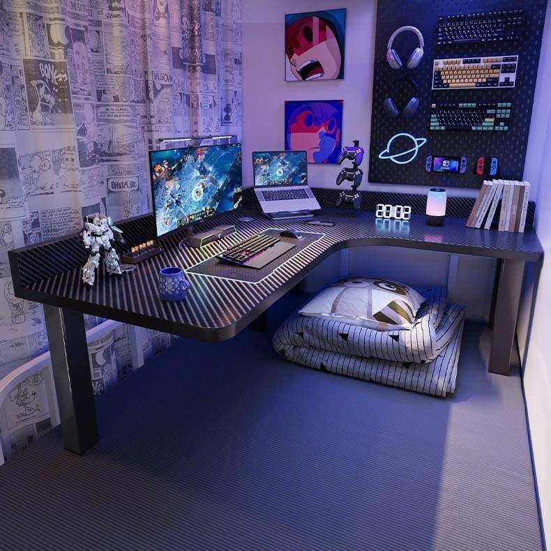 床上桌宿舍电脑桌转角桌电竞桌学生上铺床桌l型大尺寸拐角小桌子