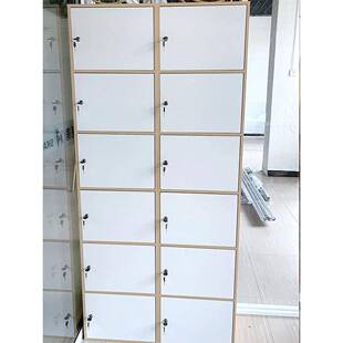 加大木质简易柜子储物柜书柜书架儿童置物带门组合收纳简约现新品