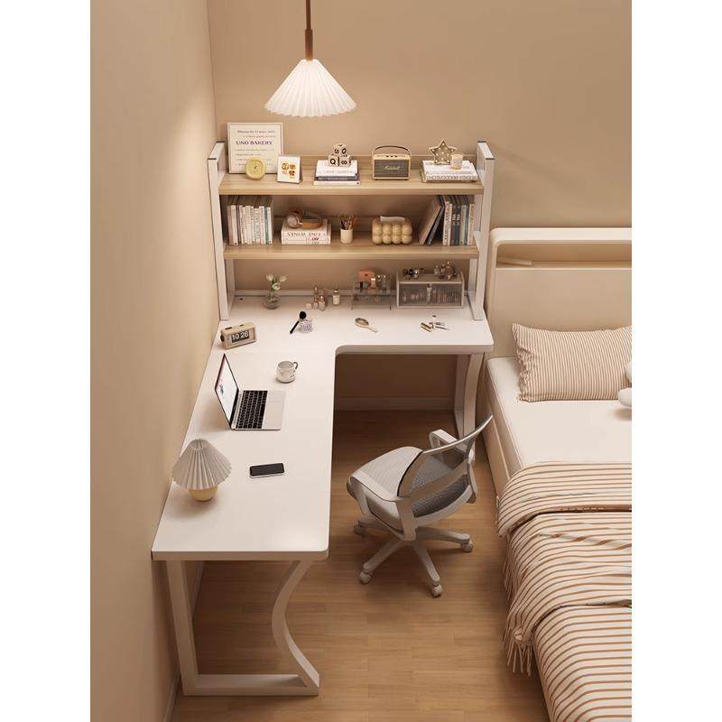 转角书桌书架一体电脑桌卧室家用女生梳妆台L型拐角学习办公桌子,机械设备,其他机械设备,淘宝优惠券,粉丝福利购,淘宝优惠卷