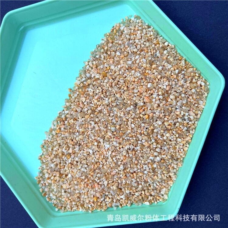 石英砂厂家批发喷砂除锈石英砂生产10-20目水处理石英砂黄沙