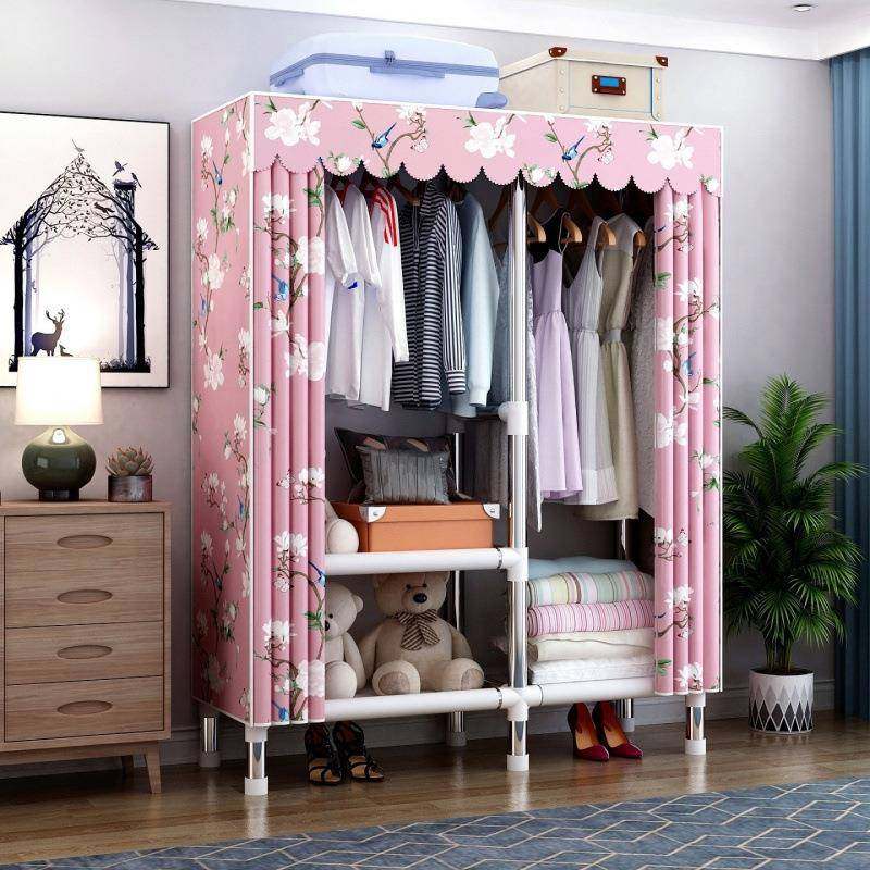 衣柜布衣柜钢管加粗加固柜子简易衣柜家用组装衣橱出租房收纳架子,节庆用品/礼品,新娘配件,淘宝优惠券,粉丝福利购,淘宝优惠卷