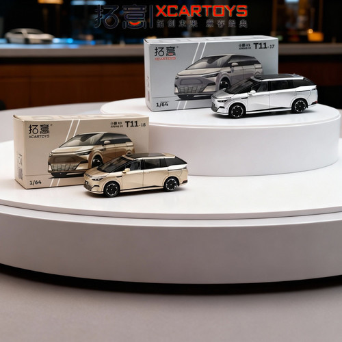 拓意新品1/64合金车模小鹏X9G9P5