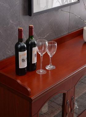 办公室密度板矮柜储茶水水柜漆餐油边柜BUH现代简约茶物柜两门酒