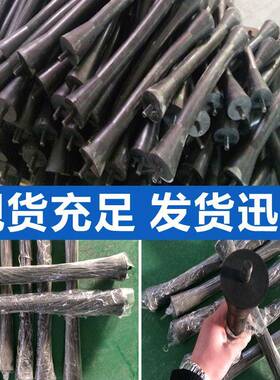 振动筛黑色胶AGX弹力减震柱弹簧摇摆筛专用圆拉形橡胶高簧橡减震