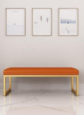 铁ORL艺长室条试衣间凳子简约鞋浴室换服店装店更鞋衣休息沙发条