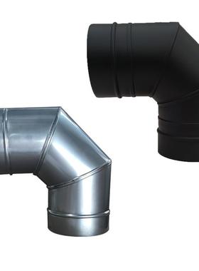 厂家直供家用取弯管炉壁炉暖采暖炉壁炉烟配件WT90-15090度弯头不