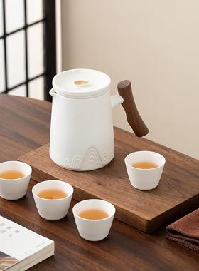 宁暄便携式快客杯礼旅行具茶办公杯茶具套装年会品zs18888烫手泡