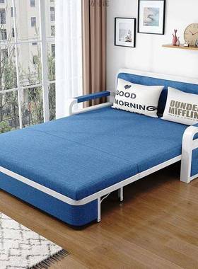 发UNB床两用折沙发客厅多功能伸缩床网床红可拆洗沙发床叠卧室床