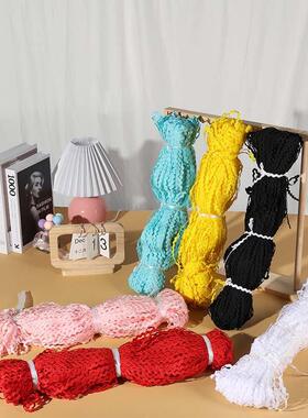 配新款纯色织带原料50米纺织料服饰配件少数2民族服装辅QUD饰女