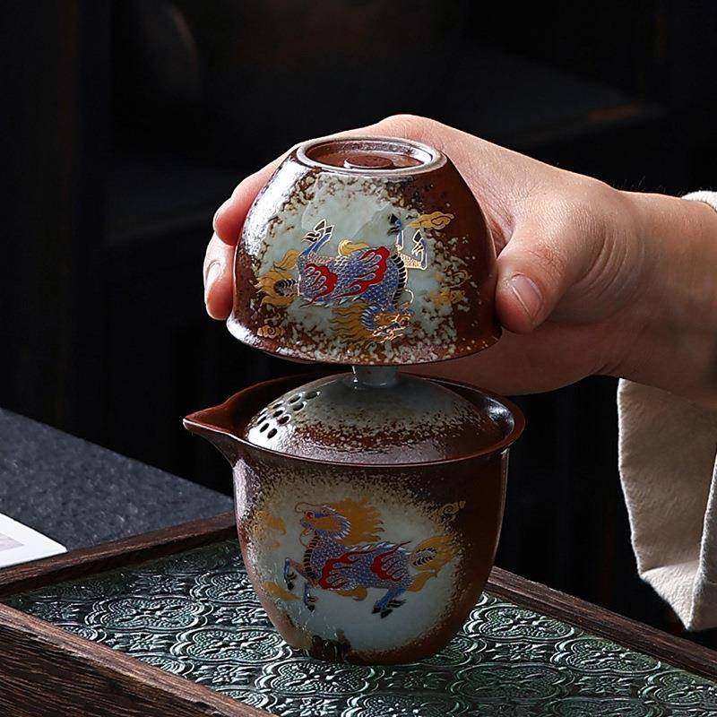 仿柴烧窑碗40405变旅行具一壶四茶杯便携快客杯露营小型手抓壶茶,农机/农具/农膜,其它农用工具,淘宝优惠券,粉丝福利购,淘宝优惠卷