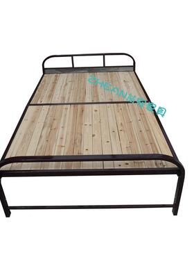 ft江RLW浙沪钢床折叠床单厚人床加实木床陪护儿童床午木休床