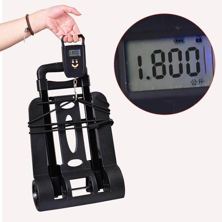 小推车家用手推快递拖车神器手拉车拉货折叠便携买菜购物车拉杆车