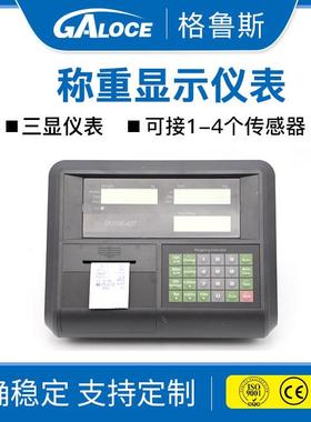 GSI406热门供应称重数显表三窗口液晶显示内置打印称重计价仪表