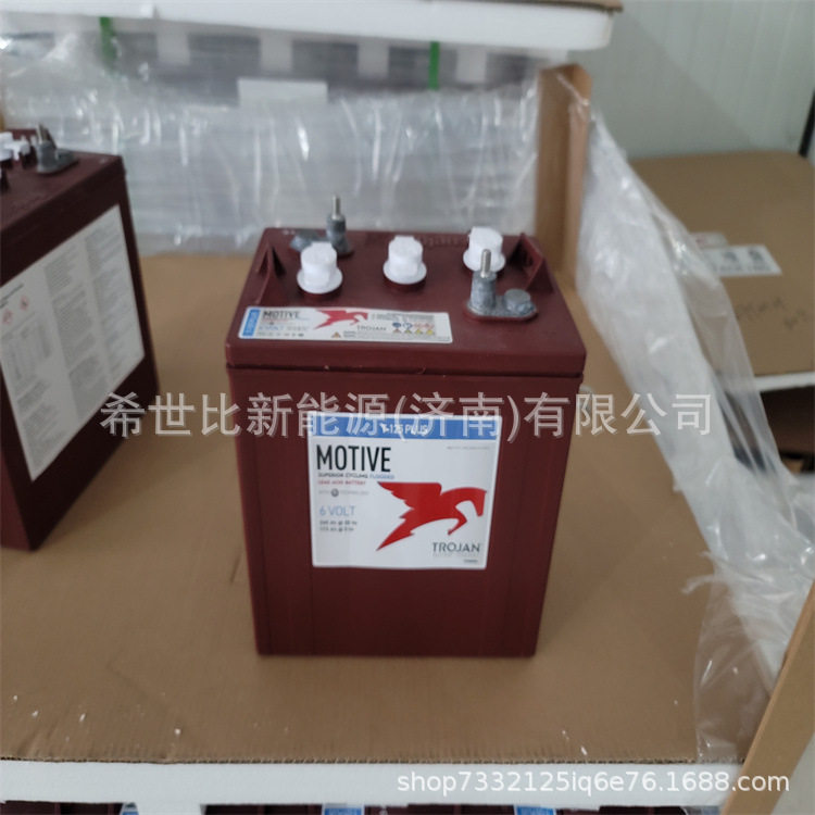 Trojan邱健蓄电池T-125厂家报价6V240AH观光旅游车/升降机/球车
