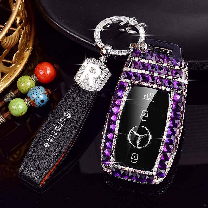 适用于奔驰全包钥匙套c级c200l车glc260gle320ml400e260b200gla壳