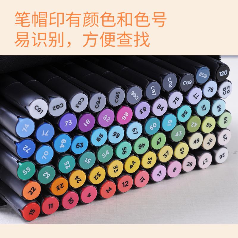 厂家自销无品牌/STA/塔32斯30用3双头酒精性马克笔04060色学生套