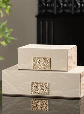 左顾意式简约售楼摆处帽间中古衣收RZB-2661纳盒饰件装储物盒子软