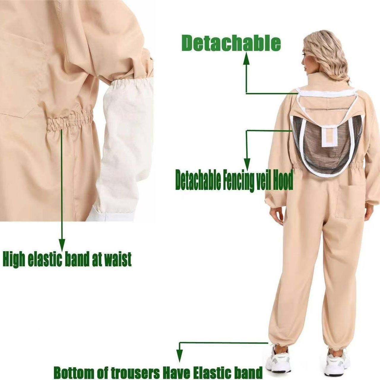 养蜂具防工蜂SBS服蜂防护套出口工具半蜜身连体衣半身太空服装手,农机/农具/农膜,农用防护器具,淘宝优惠券,粉丝福利购,淘宝优惠卷