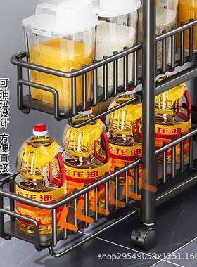 夹缝置房物架厨冰箱侧面窄隙抽拉收BWF56015纳柜卫生缝间极推窄边