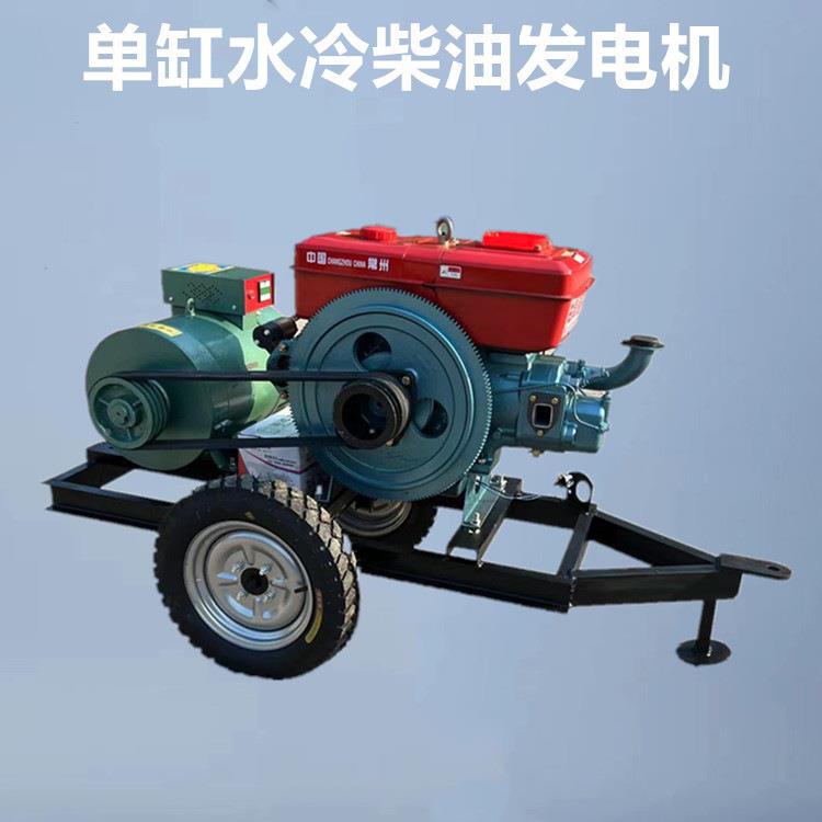 小型汽油柴电发电机82千瓦20伏330V便携油式家用备用源