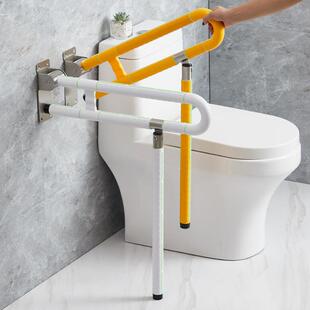 浴室扶手可折叠不锈钢间力助拉手老人残疾人卫全生-厕所翻安拉上