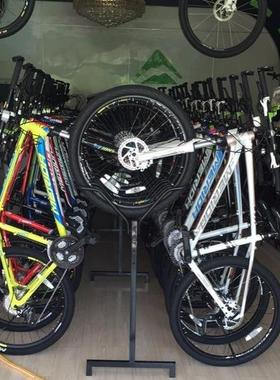 行车自车架车店展示架展示台停放架自车连79292排停停行车架