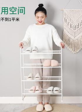 9门简易开学窄学生宿舍鞋架家ZIV用门口室内W入户小型多层进收纳