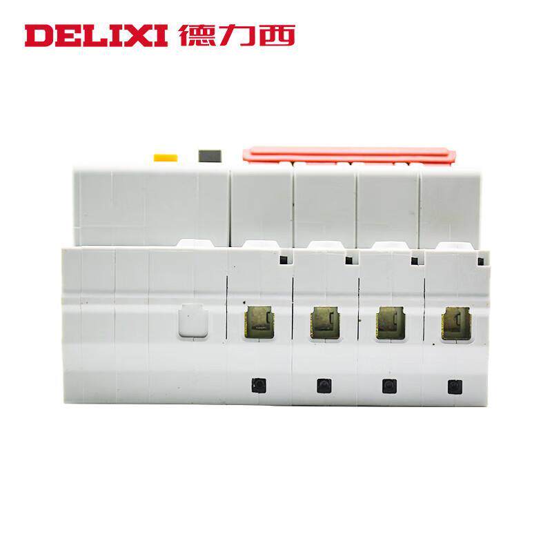 三相四线漏电保护器380v断路器 4P63a空气开关带漏保100A 3P+N枫