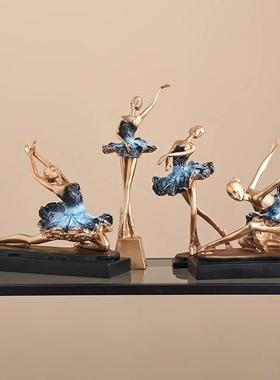 时卖2126080尚欧意式芭热蕾跳舞蹈女孩人物家居饰品摆件创时尚舞