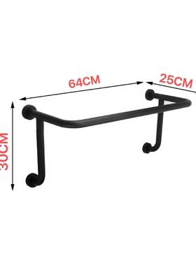 季全酒店同款不衣挂架锈钢晾衣架烤漆亚黑色枪RSI灰色可做其他尺