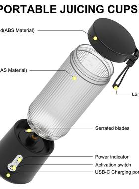 KSQ多能榨汁家小型功39179迷你全自动榨汁机充电便用携式随身杯果
