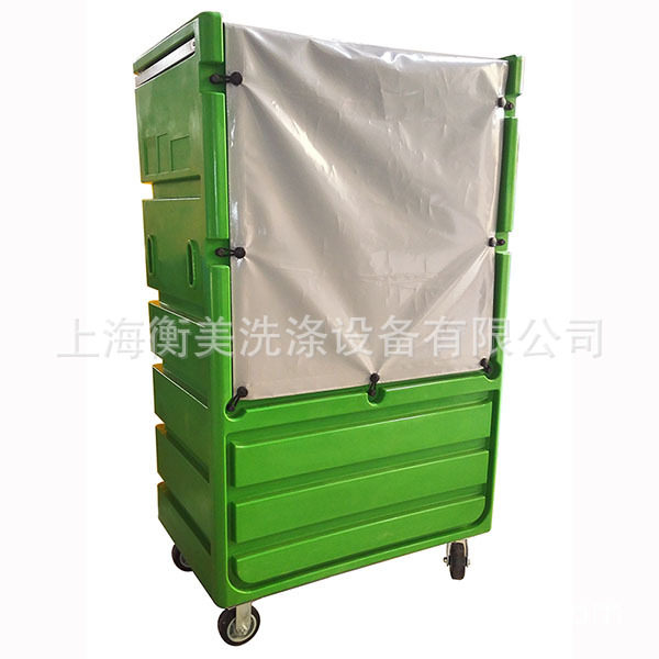 【厂家直销】塑料布草车塑料布草车布草推车滚塑模具加工