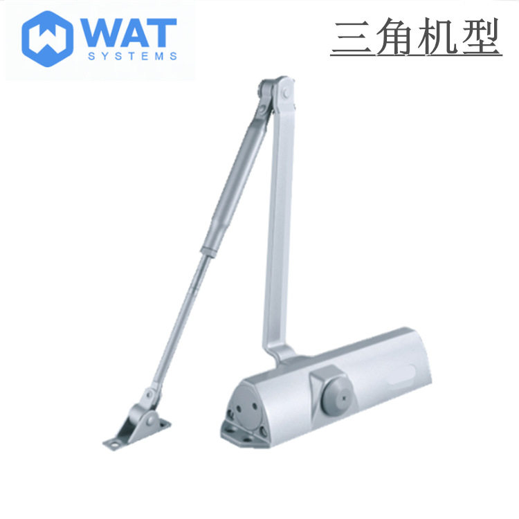 直销防火门闭门器三角机款关门器液压缓冲闭门器明装带定位功能
